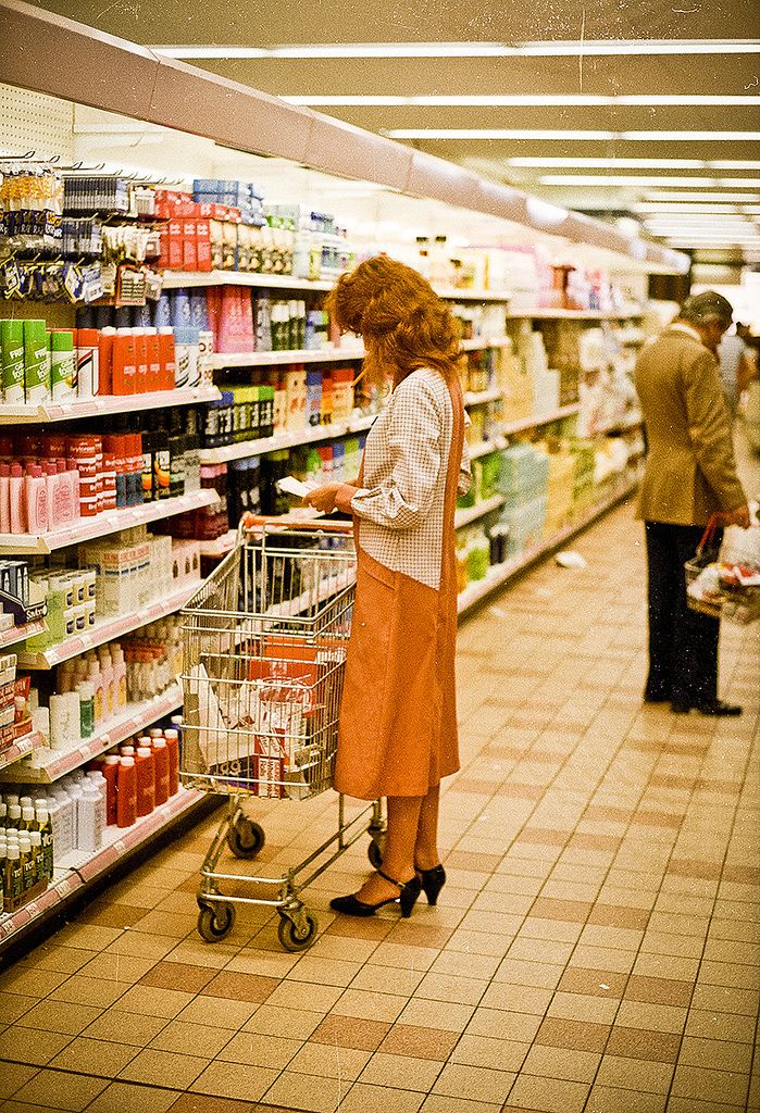 80s UK supermarket