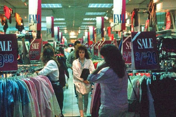80s sale shopping